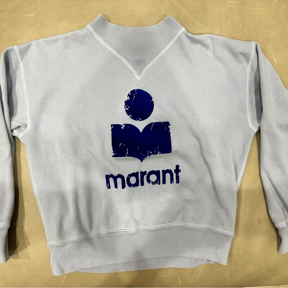 Isabel marant light blue sweatshirt